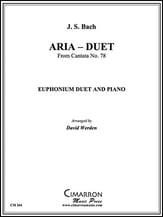 ARIA AND DUET CANTATA 78 EUPH/TUBA P.O.D. cover